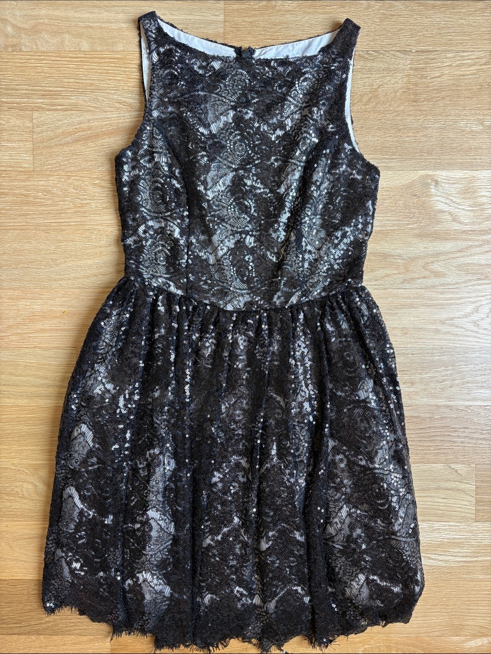BB Dakota | Black Lace Sequin Women's Formal Dress